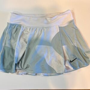 Nike Women's Mini Skirt in Soft Teal and White